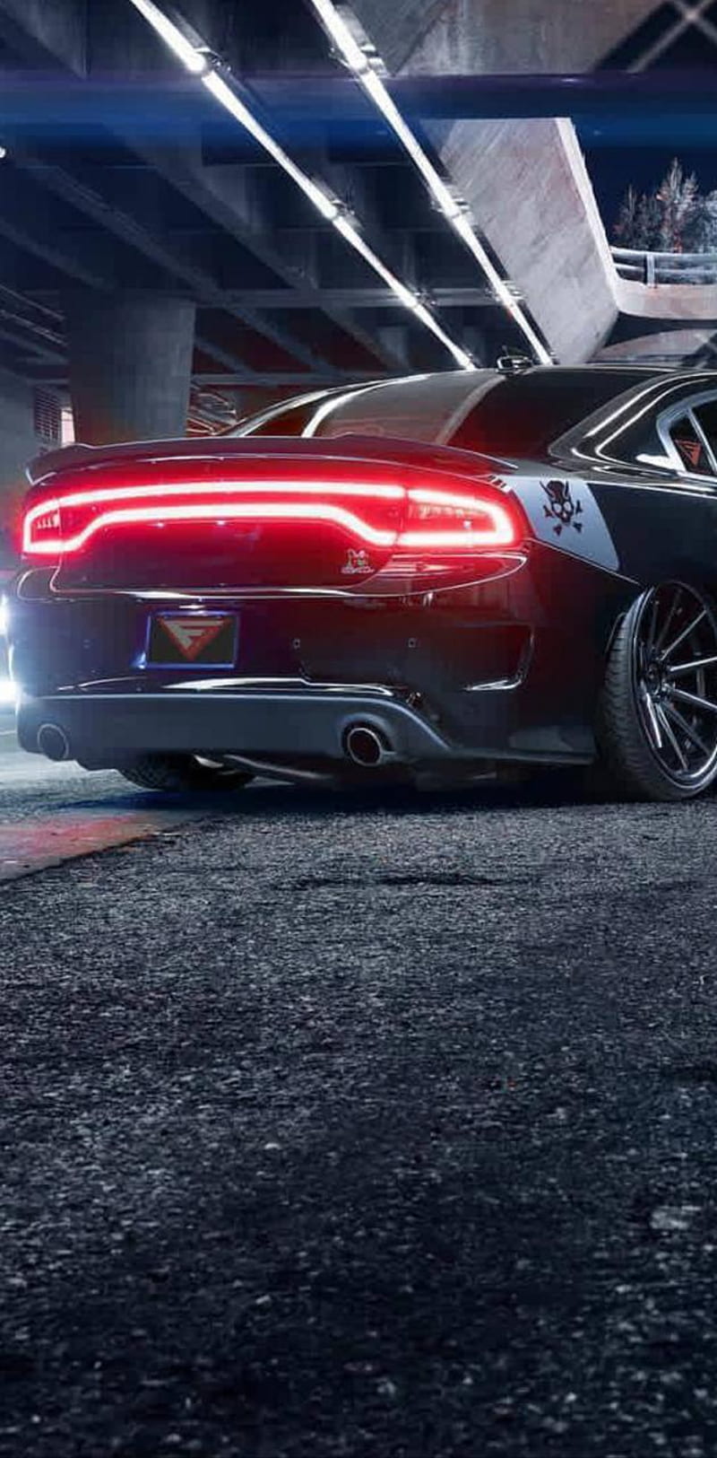 Dodge charger by TH3_H4CK3R - on â, Dodge Charger Blue, HD phone wallpaper